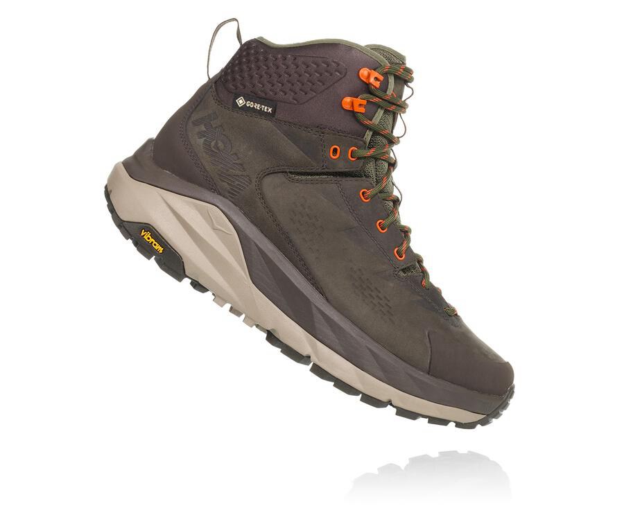 Hoka One One Turisticke Topanky Panske Hnede - Kaha GORE-TEX - 15823-ZYAD